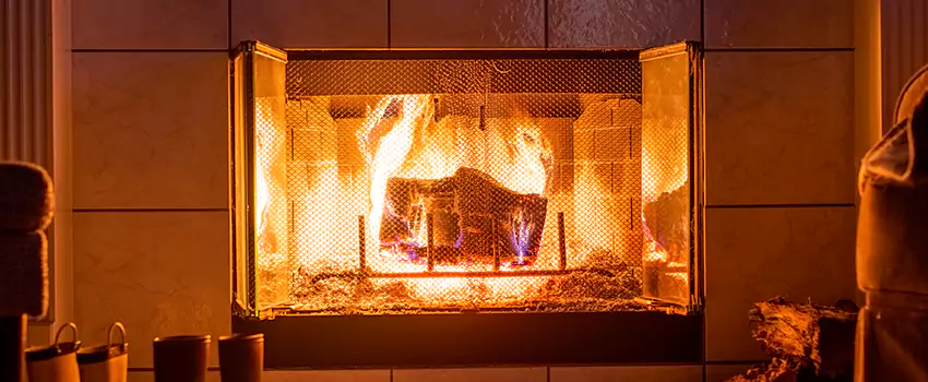 Mendota Hearth Landscape Fireplace Installation in Camas, Washington
